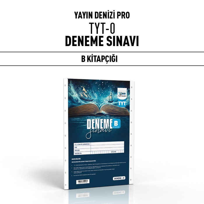 YDENİZİ TYT DENEME SINAVI 0-B - 25-26